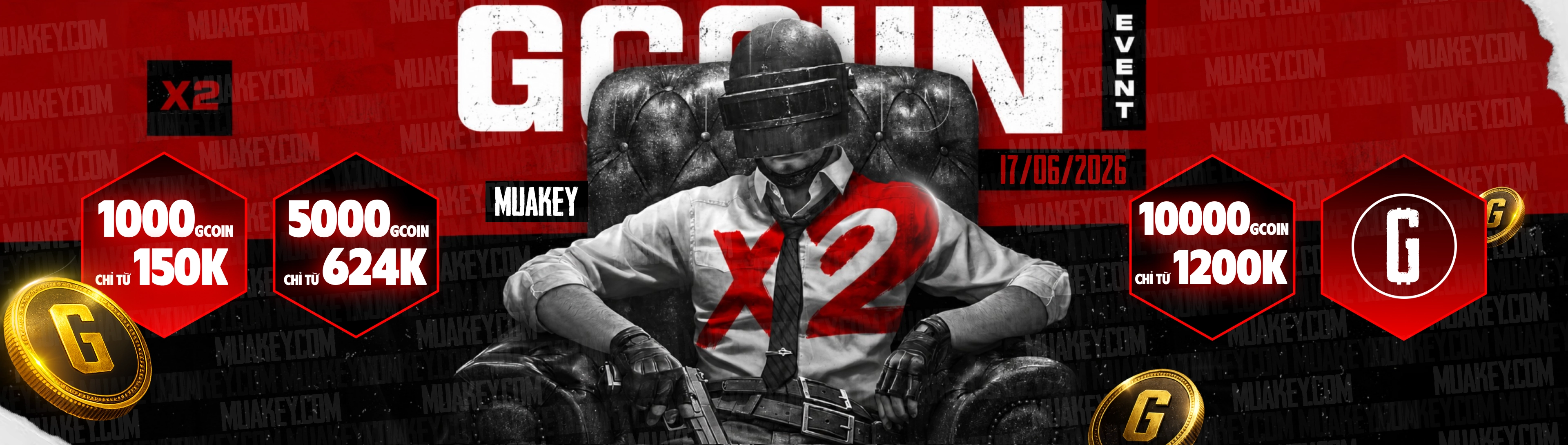 Gói Gcoin PUBG PC Siêu Rẻ